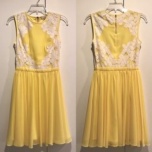 Yellow Ted Baker Dress